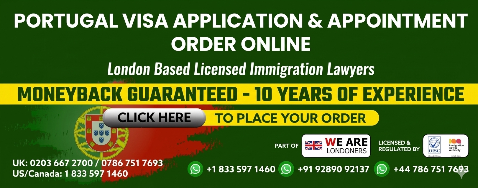 Portugal Visa Agents